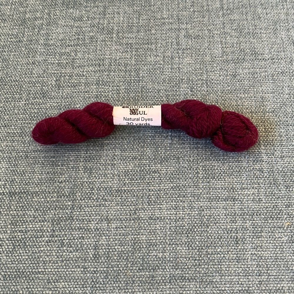 Maroon Needlepoint Thread Yarn